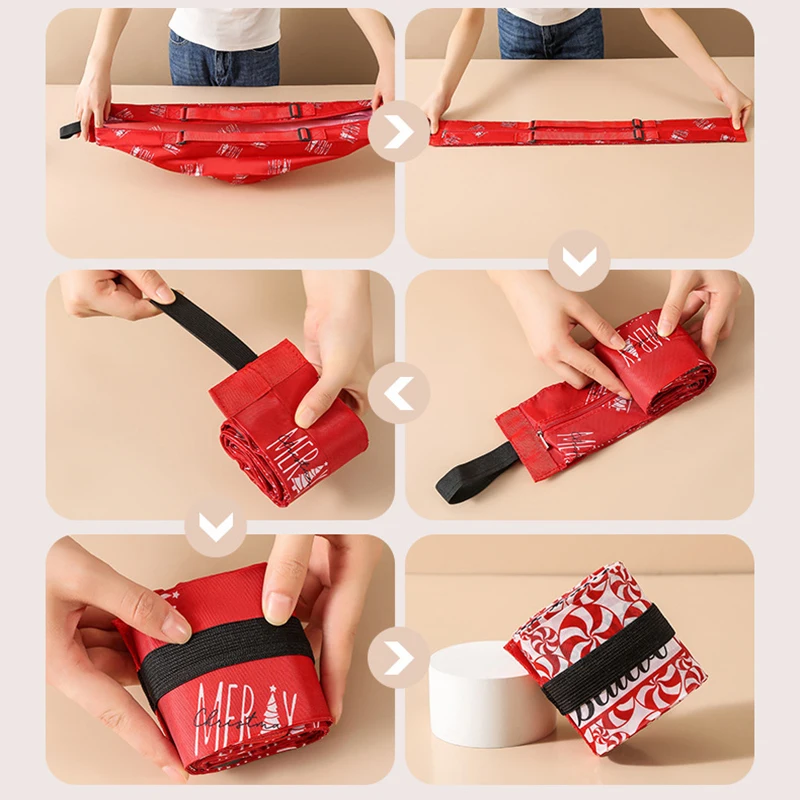Portable Foldable Supermarket Shopping Bag Large Capacity Bag Waterproof Handbag Eco friendly