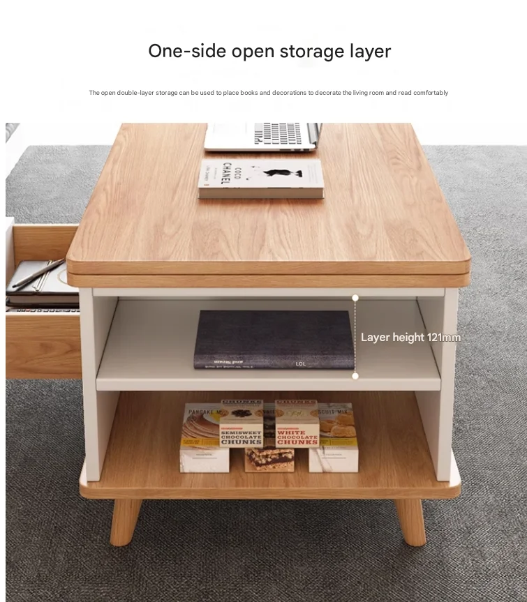 Unique Italian Coffee Table Modern Cheap Designer Accessories Coffee Table Aesthetic Drawers Wooden Couchtisch Salon Furniture