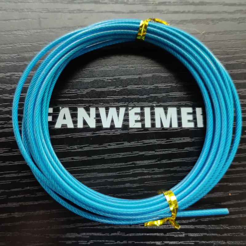 NEVERTOOLATE 2,.5mm x 3m steel cord coated with PVC skip jump rope backup rope spare part accessories 2