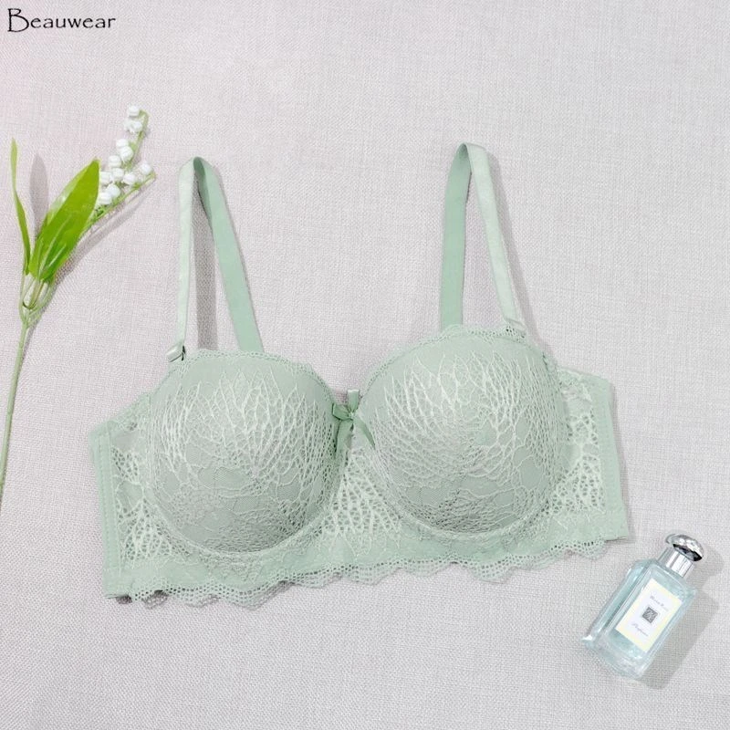 Beauwear 7 Colors C Cup Demi Bras for Girls Party Bra Sexy Half Cup
