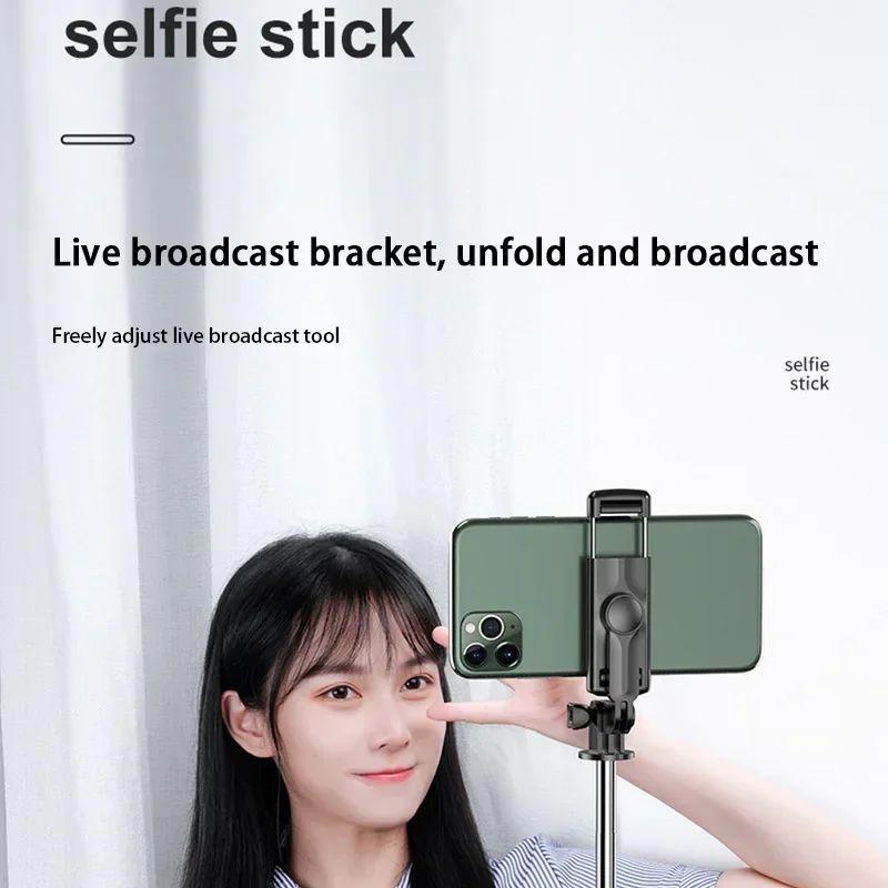 Xiaomi Selfie Stick 70cm Bluetooth Wireless Selfie Stick with Fill Light Tripod Remote Control Retractable Tripod Foldable Live