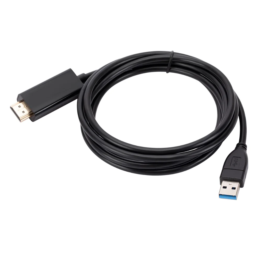 Usb 3.0 para Hdmi Adaptador Usb para Hdmi Conversor Usb a para Cabo Hdmi 1080p 60hz Adaptador de Áudio e Vídeo para pc Laptop Projetor Hdtv - Imagem 2