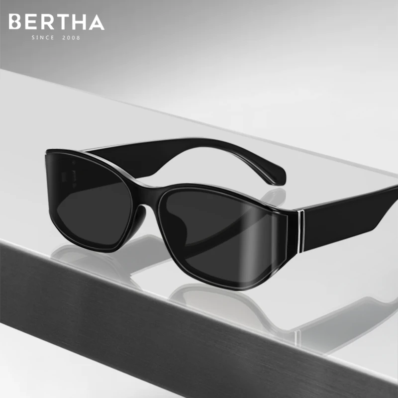 BERTHA высококачественные овальные поляризованные солнцезащитные очки с защитой UV400 Солнцезащитные очки из ацетата женские дорожные солнцезащитные очки для вождения