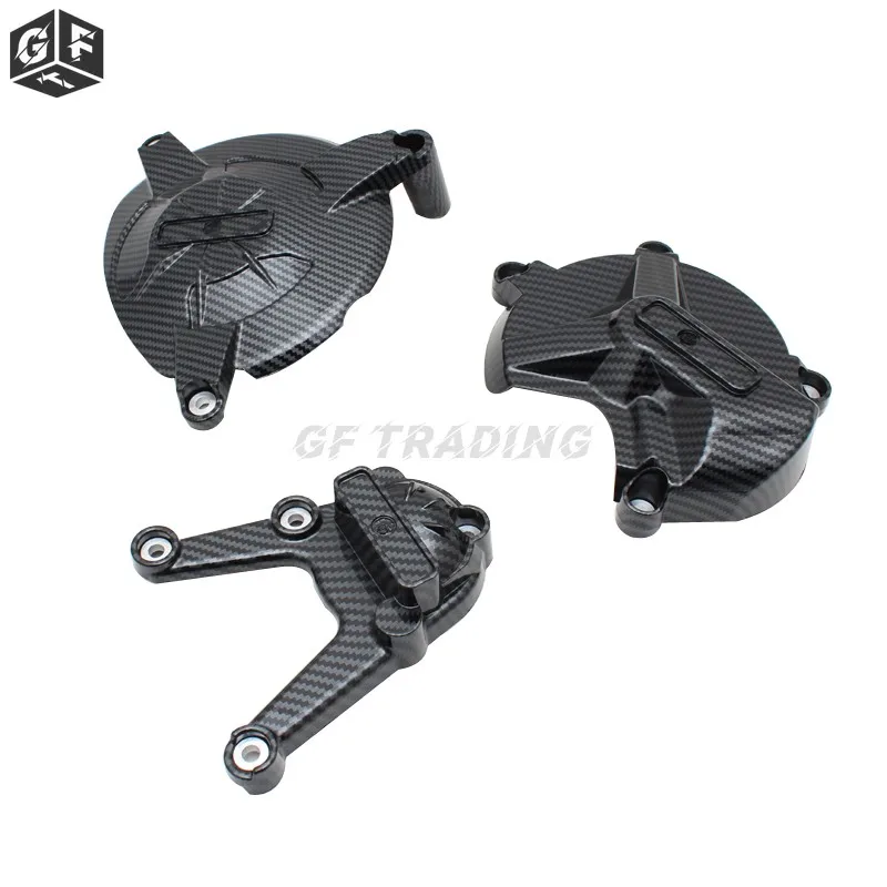 

Motorcycle Engine Cover Protector Engine Case Carbon Fiber Pattern for BMW S1000R 2017-2020 S1000RR 2017-2018 S1000XR 2015-2019