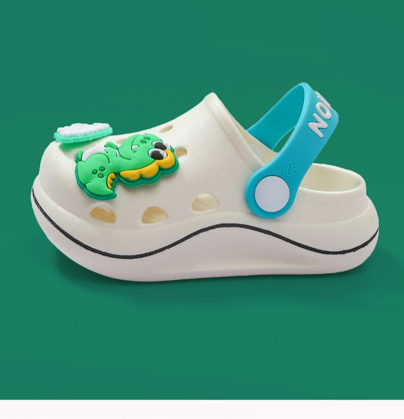 Description Picture 5 of itemKids Hollow Mesh Slip-On Slippers Boys Girls Non-Slip Breathable Lightweight Soft Sole Home Outdoor Beach Sandals  Toddler