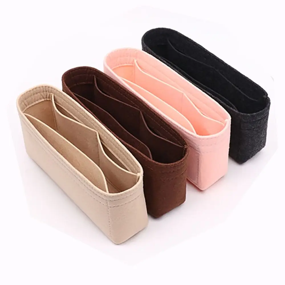 Durable Felt Felt Insert Bag Storage Bag Support Internal Bag Organization Portable Bag Organiser