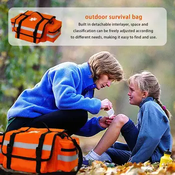 Outdoor Survival Bag 15L Reflective Work Bag Survival Bag Gear Organizer Tool Storage Container For Hunting Hiking Fishing Men 2