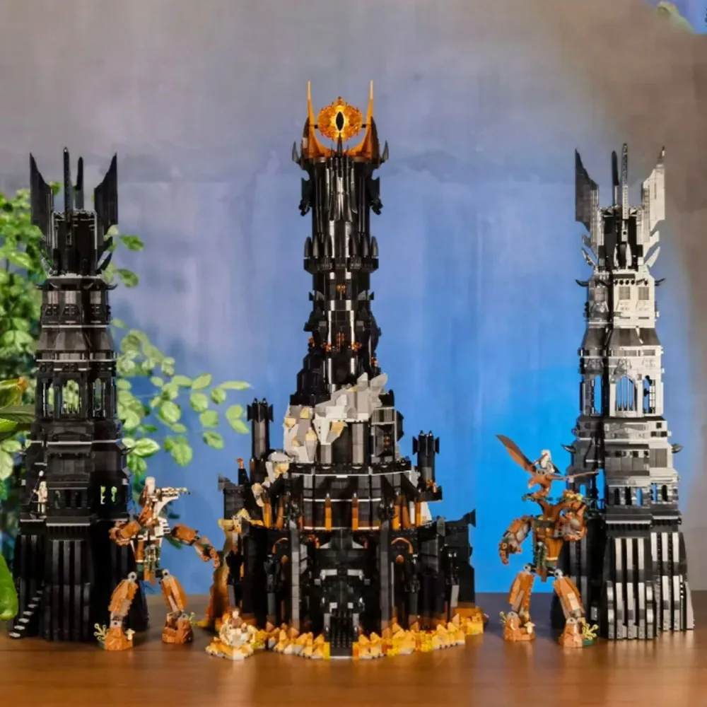 2359PCS Lord Rings Tower Model Kit Creative Huge jigsaw puzzle Toy modelFor Holi
