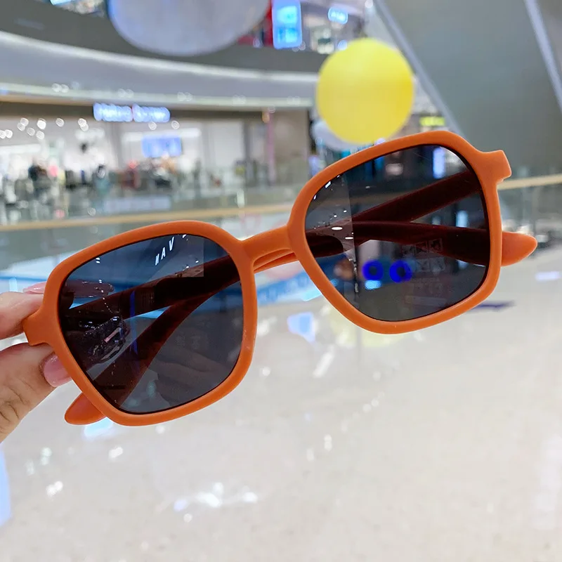 Neue Mode Kinder Sonnenbrille Platz Kinder Sonnenbrille Junge Mädchen Stilvolle Brille Baby Student Brillen Party Brillen UV400_voghion.com
