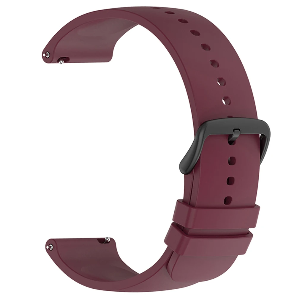 Silicone Smartwatch Band - Versatile Fit, 20mm & 22mm Strap Bracelet