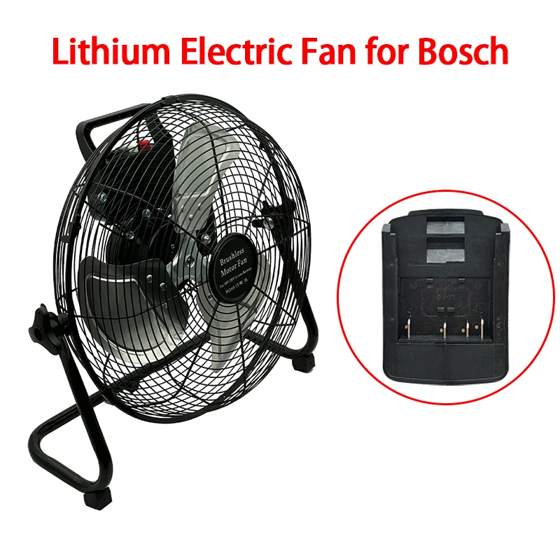 12 Polegada ventilador elétrico de chão doméstico comercial ventilador de chão industrial para bosch para makita para milwaukee 18v 20v bateria li-ion 9