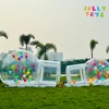 JOLLY TOYS Balloon inflatable bubble house with trampoline and transparent dome PVC material  with blower 3