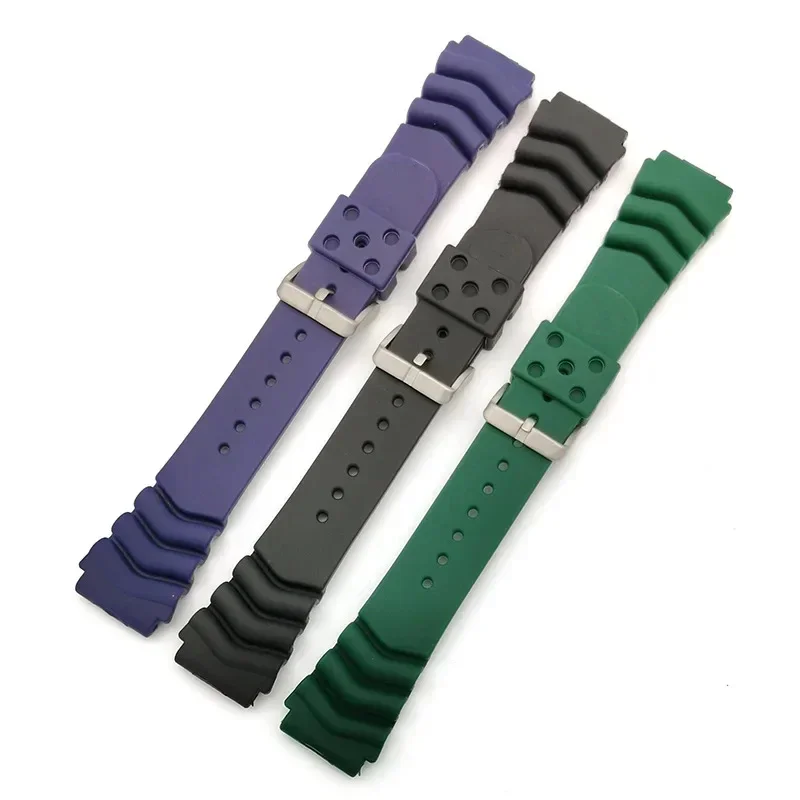 Durable Waterproof Silicone Resin Watch Band - Soft, Sporty Bracelet Accessory