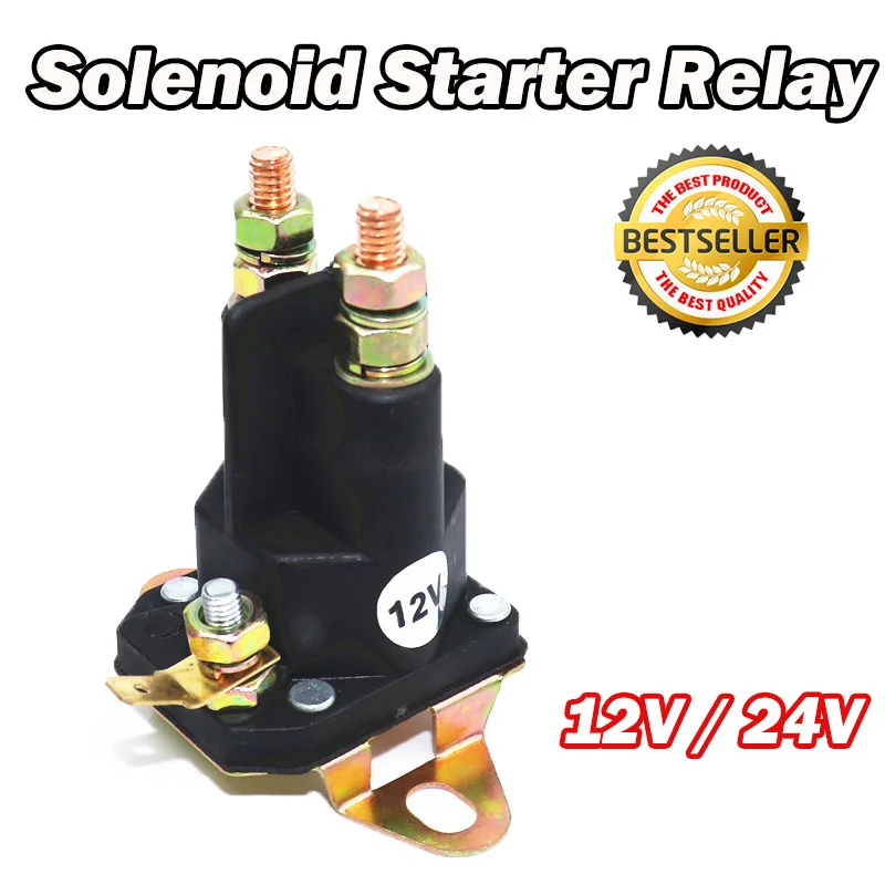 

12V/24V Starter Motor Solenoid Relay Magnetic Switch 33-331 Connection Point Mower Magnetic Motor Start Switch