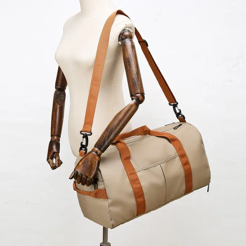 Large capacity travel bag, luggage bag, dry wet separation, fitness yoga bag - for sports, weekend vacations, and leisure use