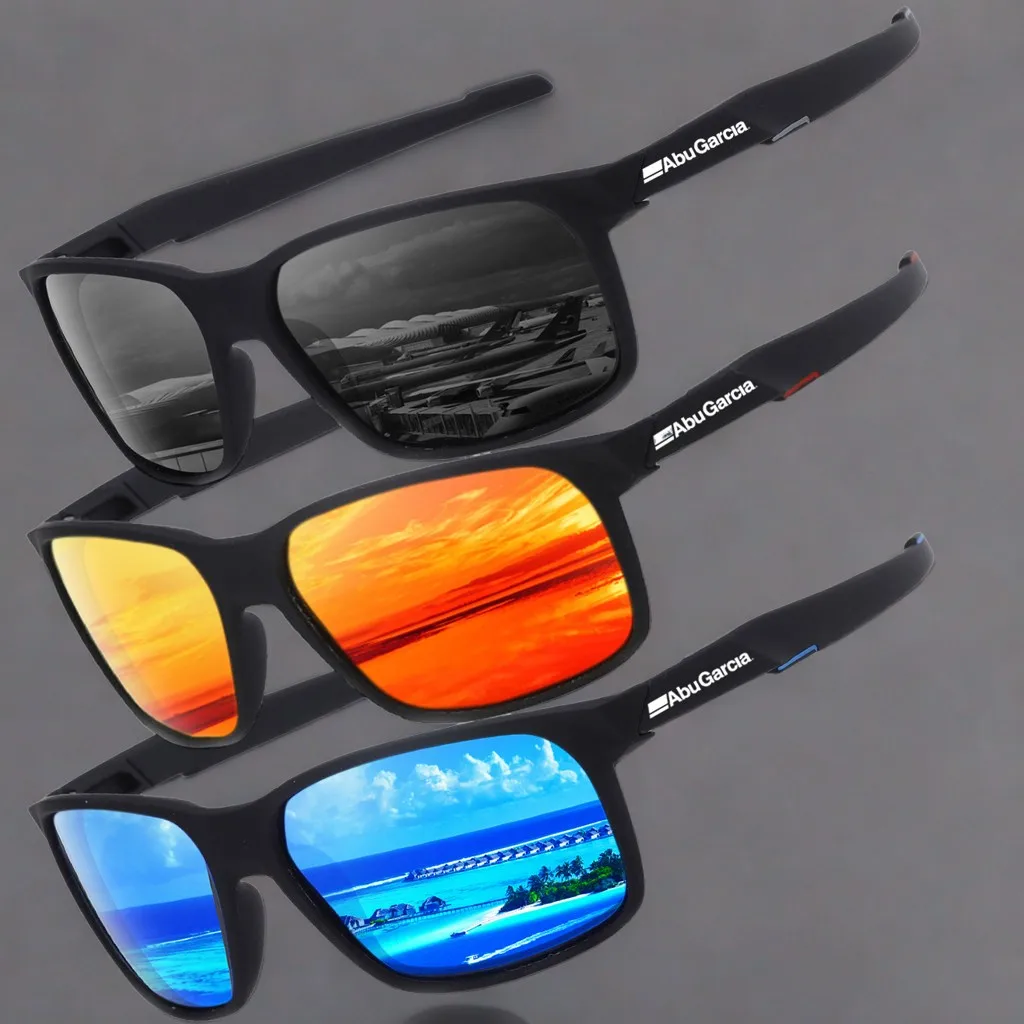 Polarized Sunglasses Abu Garcia Polarized Sunglasses for Men-Sports Fishing Polarized UV400 Glasses with Case-Outdoor Sun Protection