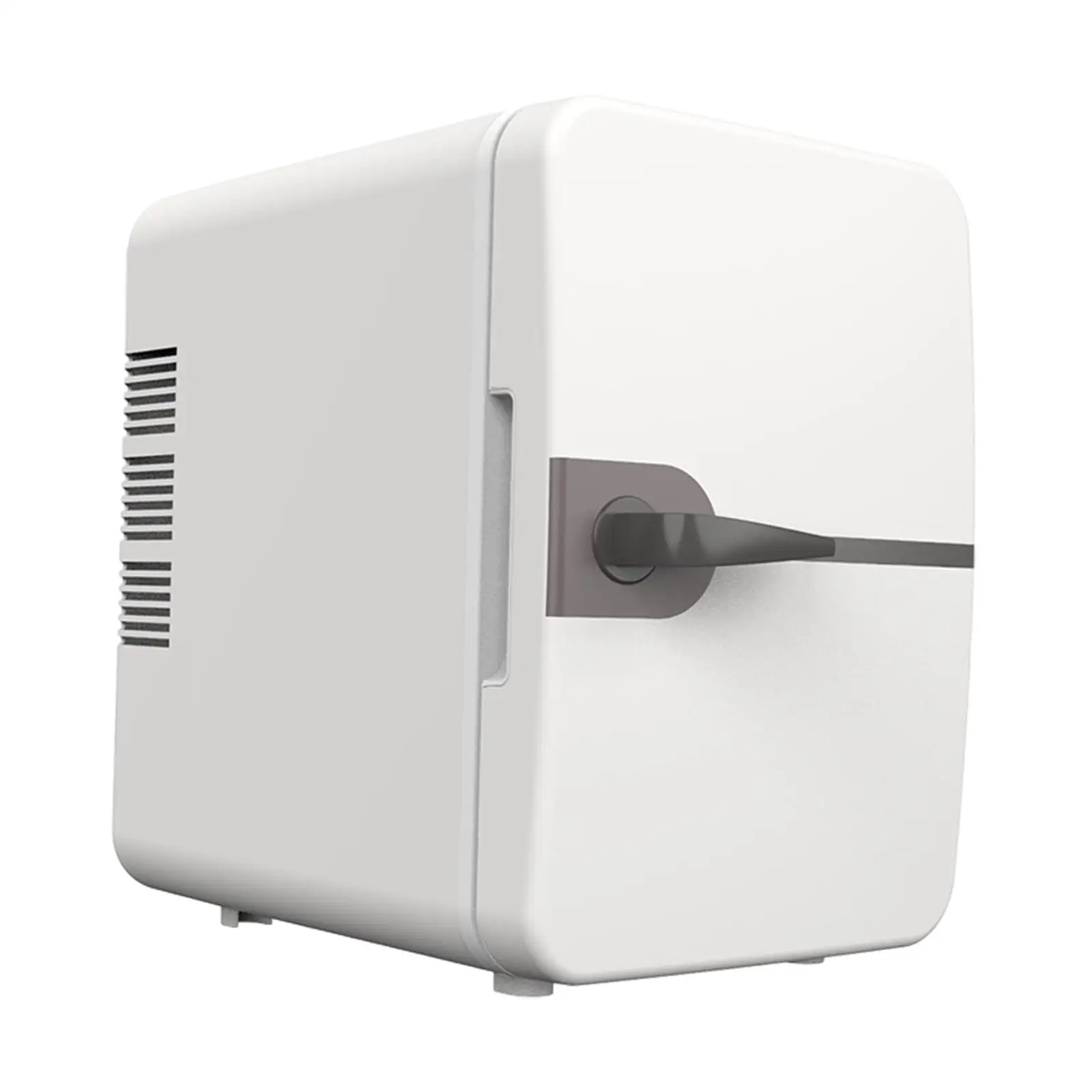 6L Mini Fridge Freestanding Beverage Refrigerator Cooler Adjustable Temperature USB Plug for Livingroom Dorm Bedroom Desktop