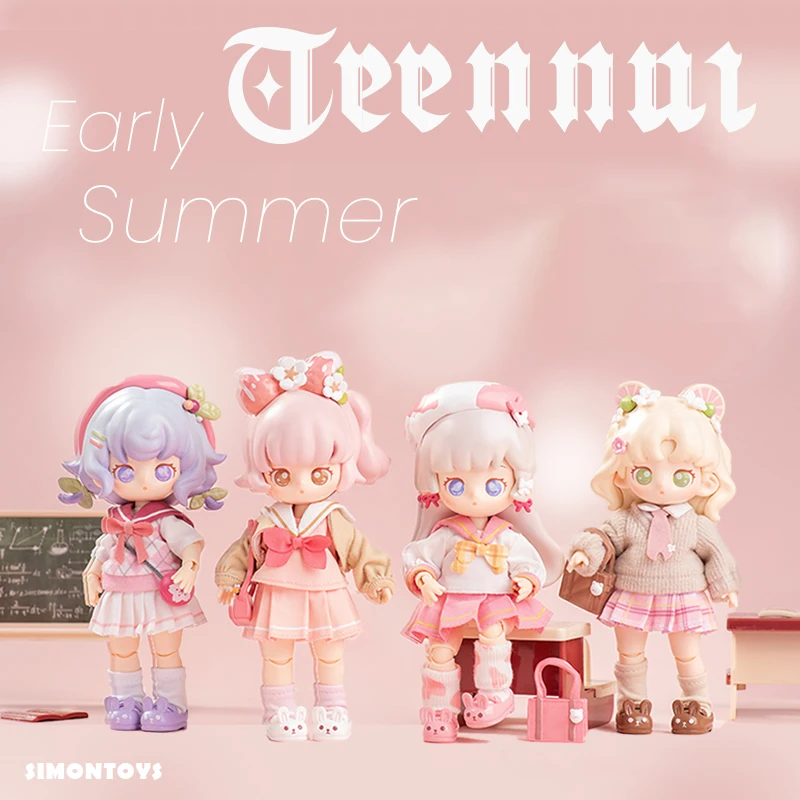 

Teennar Early Summer Sakura Jk Series Blind Box Toys Ob11 1/12 Bjd Dolls Cherry Blossom Mystery Box Ornaments Gift Collection