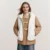 Cotton Jacket Women Imitation Lamb Wool Vest Waterproof Lightweight Cotton Jacket  Winter New Two-Piece Set