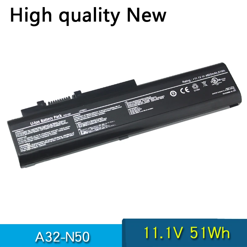 

High quality Battery A32-N50 A33-N50 For ASUS N50A N50E N50F N50T N50TA N50TP N50TR N50V N50VA N51T N51S N51TE N50VC N50VN N51