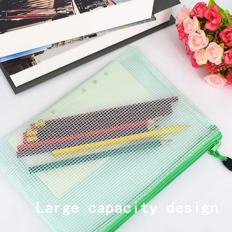 Waterproof A5 Mesh Zipper Bag