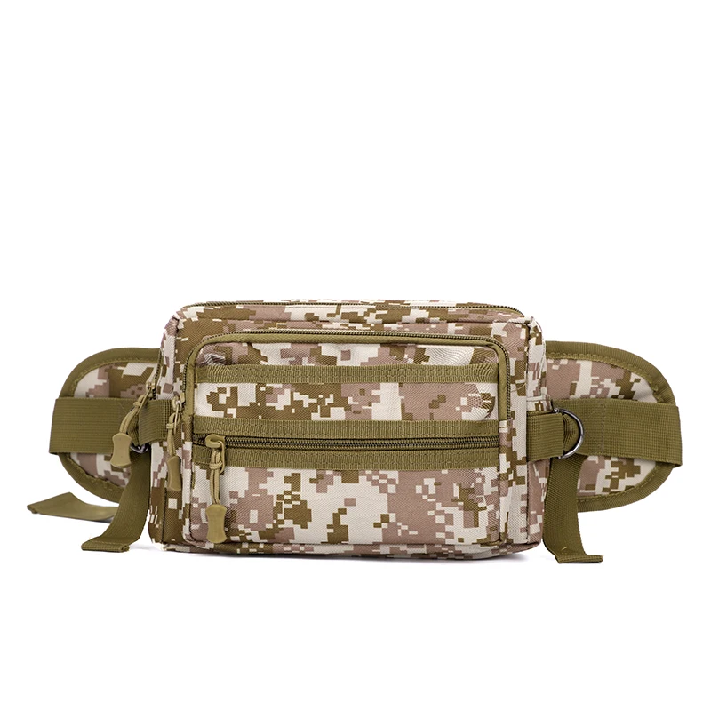 Men's tactical waist bag - adjustable waist hip multi compartment belt bag, outdoor adventure, safety storage bag, hiking equipm