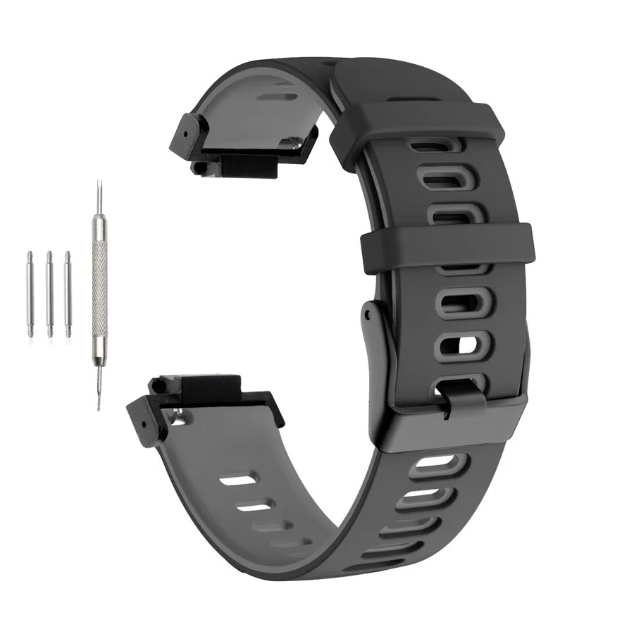 16mm Silicone Sports Watch Strap - Premium Replacement Band