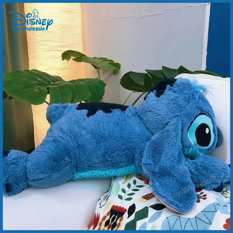 

60cm Disney Lilo And Stitch Store Big Stuffed Animals Toys Pillow With Anime For Sleep Kids Dolls Girl Children Birthday Gift