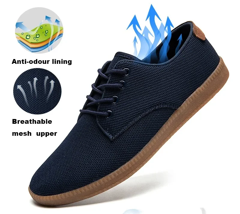 Men Canvas Shoe Casual Sneaker for MenLight Slip-on Vulcanized Comfortable Male Flats Loafers Shoes Trainers Zapatos Hombre 2