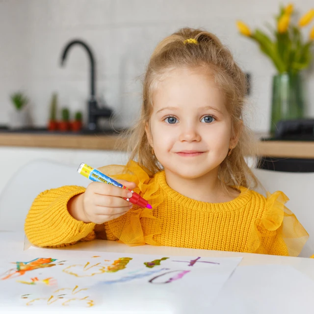 Portable Water Painting Pens for Kids - Fun and Easy Drawing Tools for Home  School and Kindergarten Use