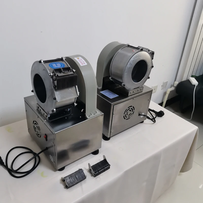 Commercial Electric Vegetable Slicer Shredder Multi-Function Automatic Cutting Machine Potato Carrot Slicing Machine 220V 3