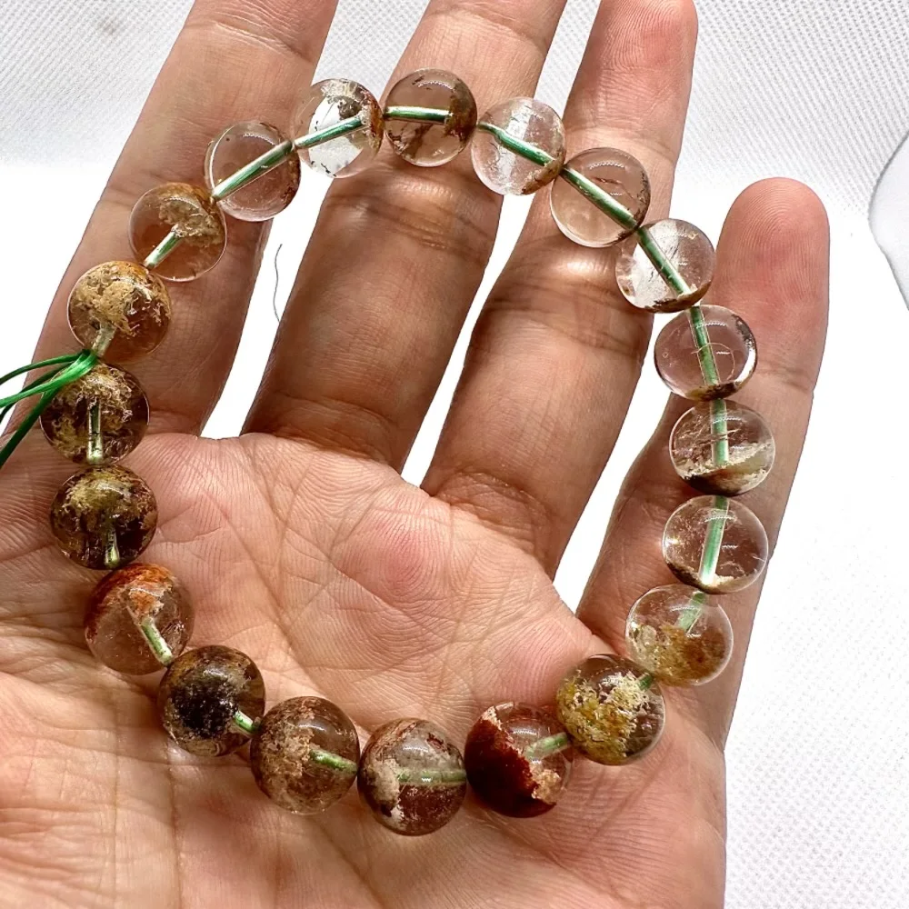 

Женский браслет из драгоценных камней, круглые бусины 9 мм, бесплатная доставка, цельный винтажный амулет, натуральные кристаллы