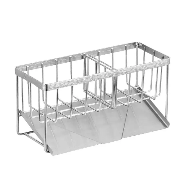 Kitchen Sink Organizer Stainless Steel Rustproof Sink Rack For