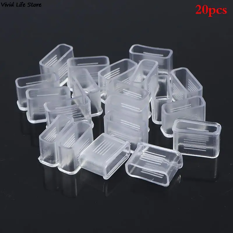 20pcs Rubber Whistle Cover Mouth Protector Accessories White Whistle
