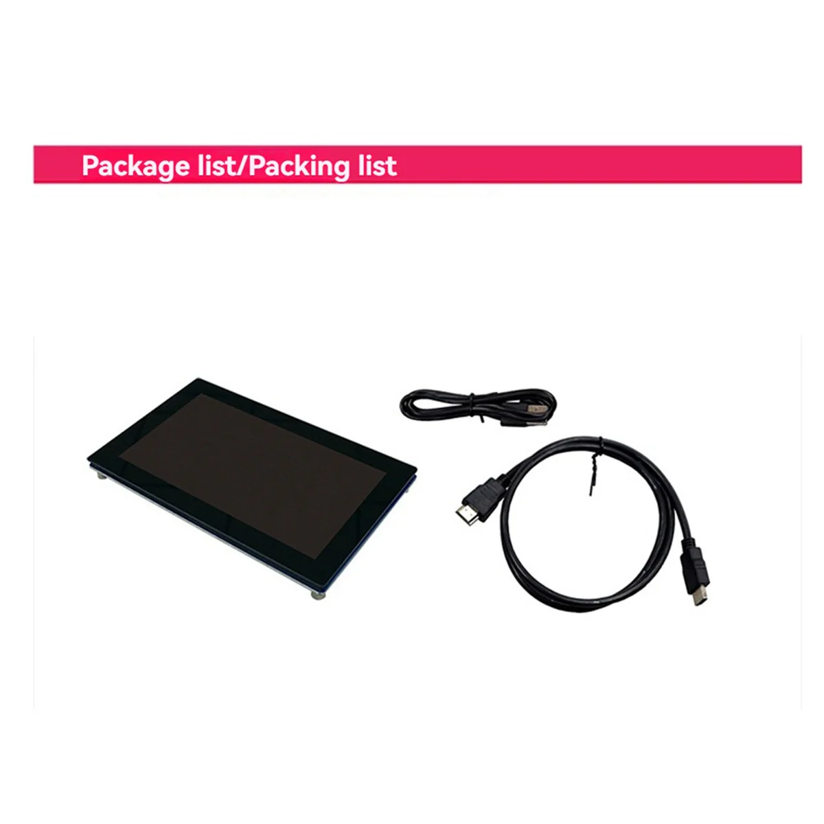 For Raspberry Pi 5 Display 5 Inch Capacitive Touch Screen HDMI-Compatible for Raspberry Pi 4B/3B/Orange LCD Display