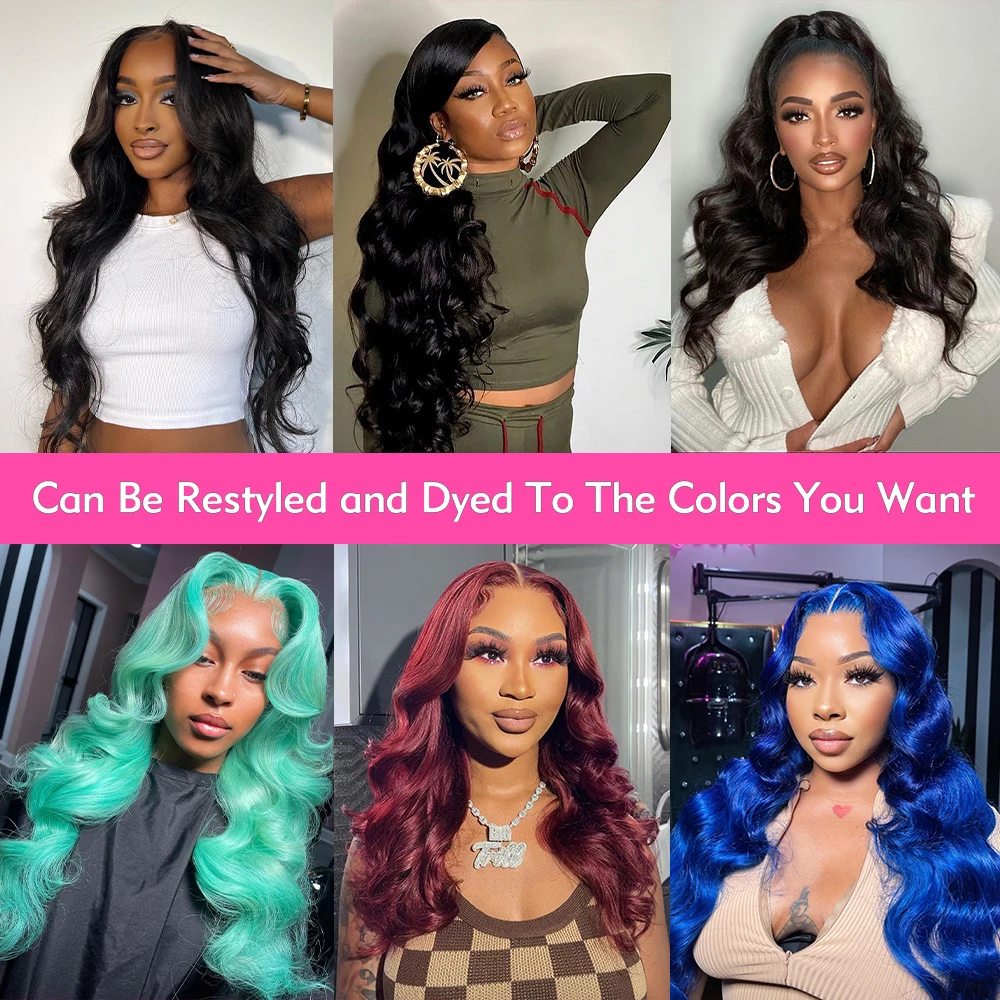 13x4 13x6 Body Wave Lace Front Wigs Transparent Lace Frontal Wig Pre Plucked 360 Frontal Wig Human Hair Wigs Women human hair wig,lace front wigs
