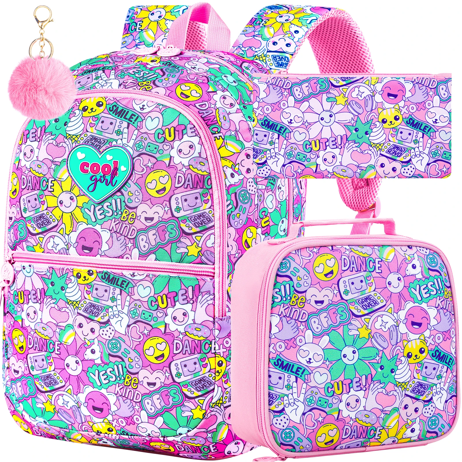 Wraifa Mochila Para Niñas Con Fiambrera Princesa Niñas Mochi | Meses Sin Interés