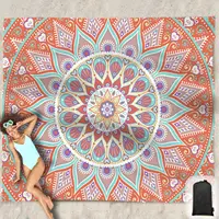 Beach Blankets Waterproof Sandproof Oversized Sand Free Beach Mat Washable Portable Mesh Bag for Travel and Outdoor Camping 2
