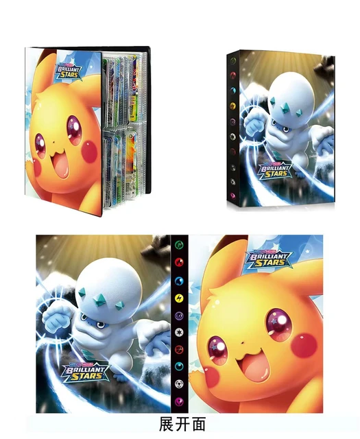 Cartoon 9 Pocket 432 Card Album Book Anime Map Game Pokémon cards  Collection Holder Binder Folder Top Toys Gift for Kids - Realistic Reborn  Dolls for Sale