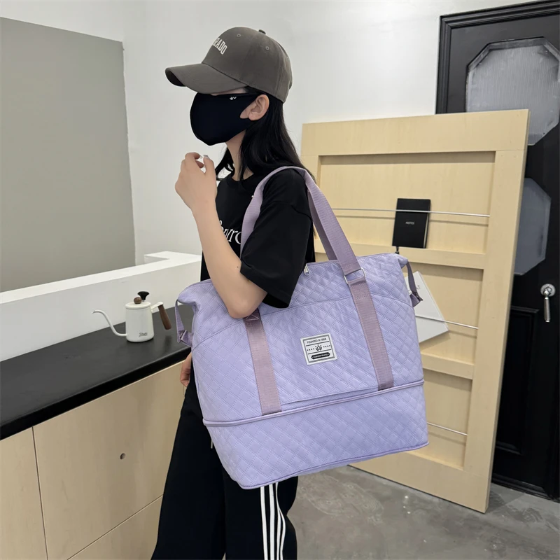 Oxford Gym Bag Travel Bag Duffel Backpack Women Large-capacity Handbags Multifunctional Fitness Sport Yoga Bag Nylon Sport Bag