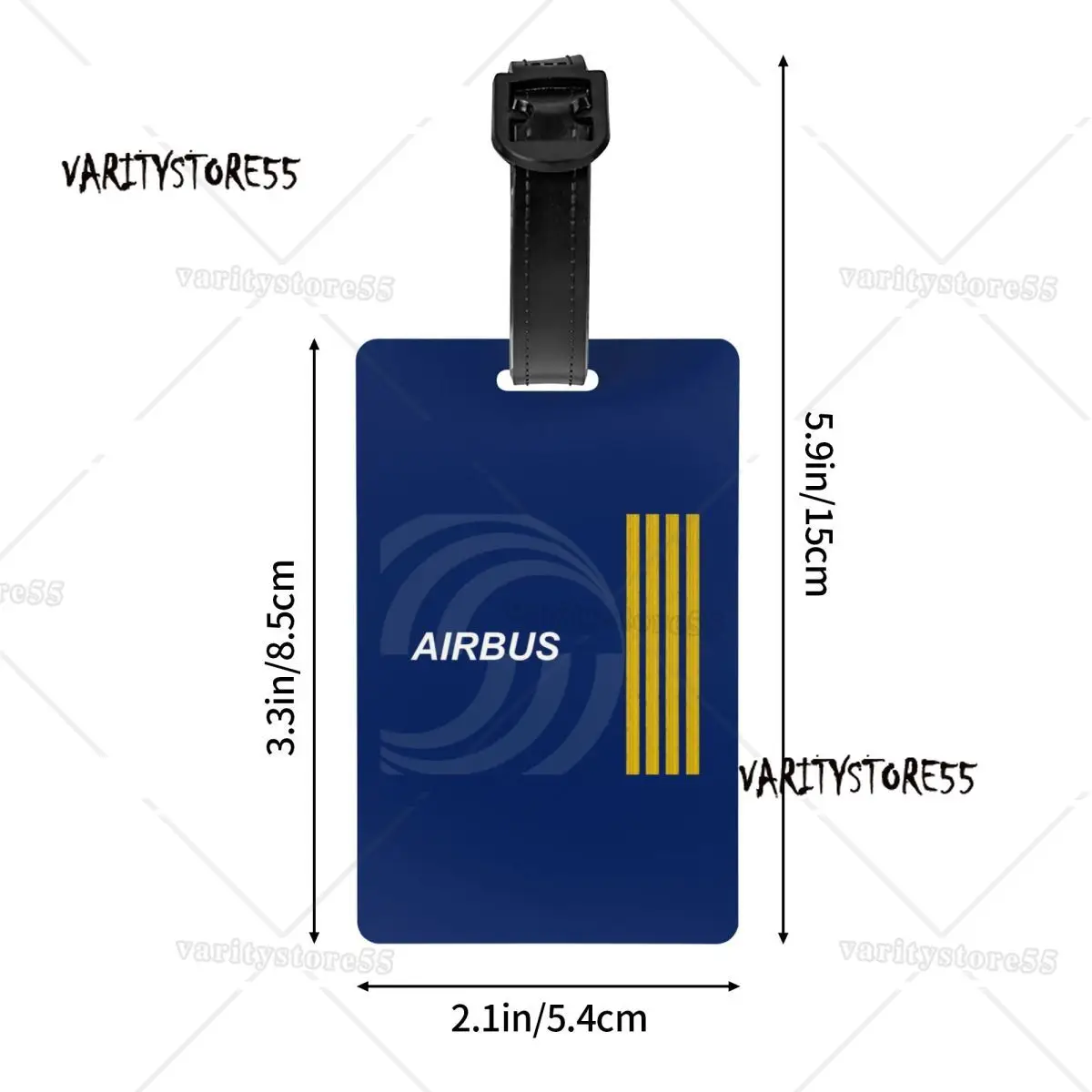 Airbus Fighter Pilot Luggage Tags for Travel Suitcase Aviation Airplane Privacy Cover ID Label 4
