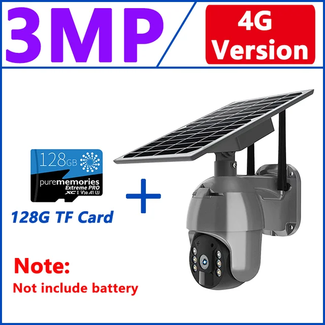 3MP 4G Camera 128G