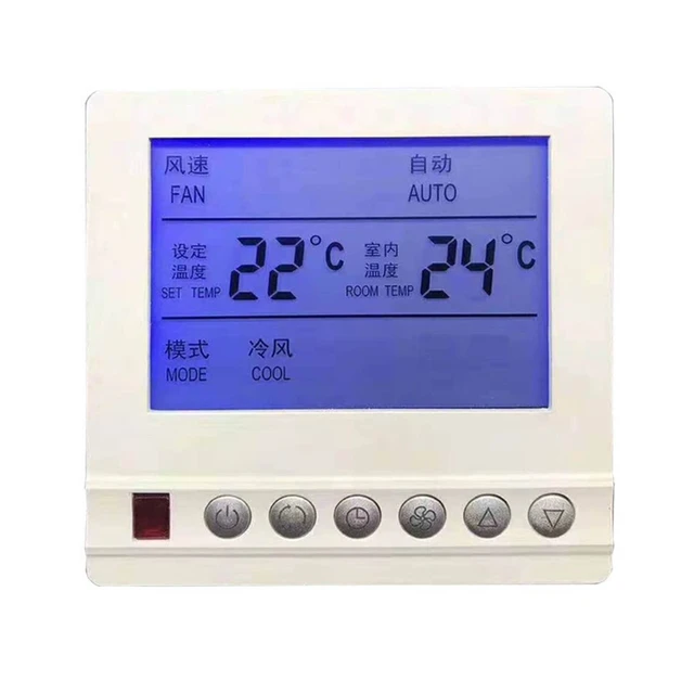 67jb Intelligent Temperature Controller High-power Water Floor Heating  Programmable Thermostat For Gas Boiler Air Conditioner - Panel - AliExpress