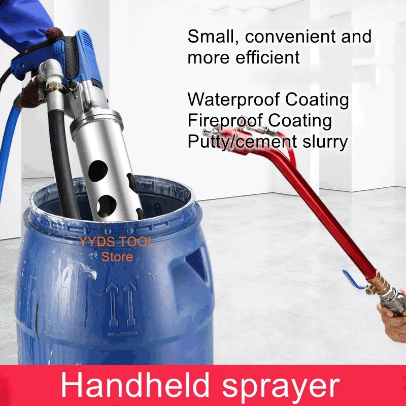 Small electric multifunctional cement mortar paint waterproof coating putty powder spraying machine тени для бровей divage waterproof brow powder set 02