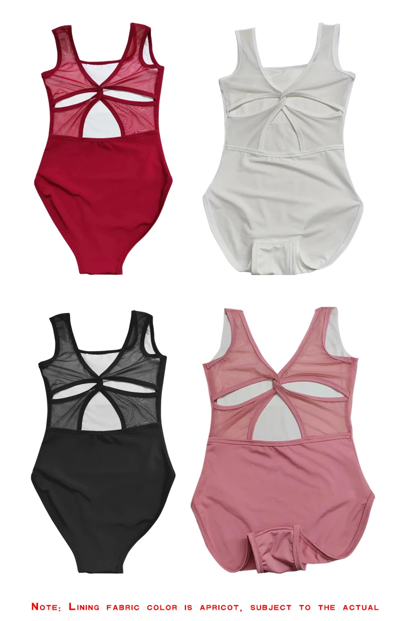 EI-Ling 2.0 Schmetterlings-Perlglanz-Ballett-Body-Design, kleiner V-Ausschnitt im französischen Stil für Tanz und Yoga – Detail 4