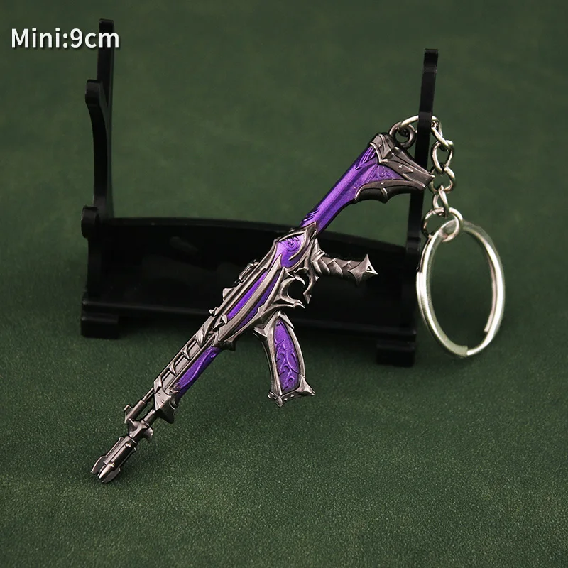 Valorant Champion Metal Weapon Model Toy Knife Keychain Samurai Sword Gift for Boys game keychains game knife cosplay sword sword keychain cosplay toy cosplay prop