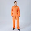 Family Matching Jail Costumes Letter Print Long Sleeve Prison Jumpsuit For Adults Kids Role-Playing Party Cosplay Long Romper 2