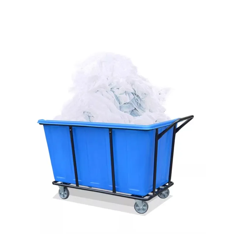 Laundry Linen Storage Cart Hotel Hotel Collection Cart Room Service Thickened Plastic Work Cleaning