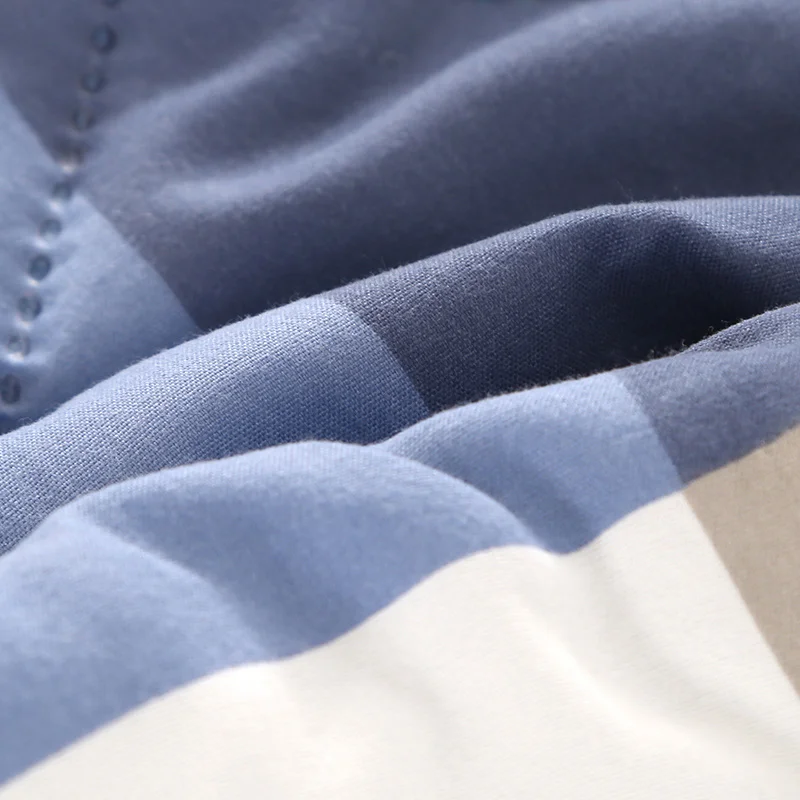 A solid color spring/summer washed quilted blanket bed cover double quilted 150180200 single and double couple bed queen summer summer quilt summer quilt set bed comforter