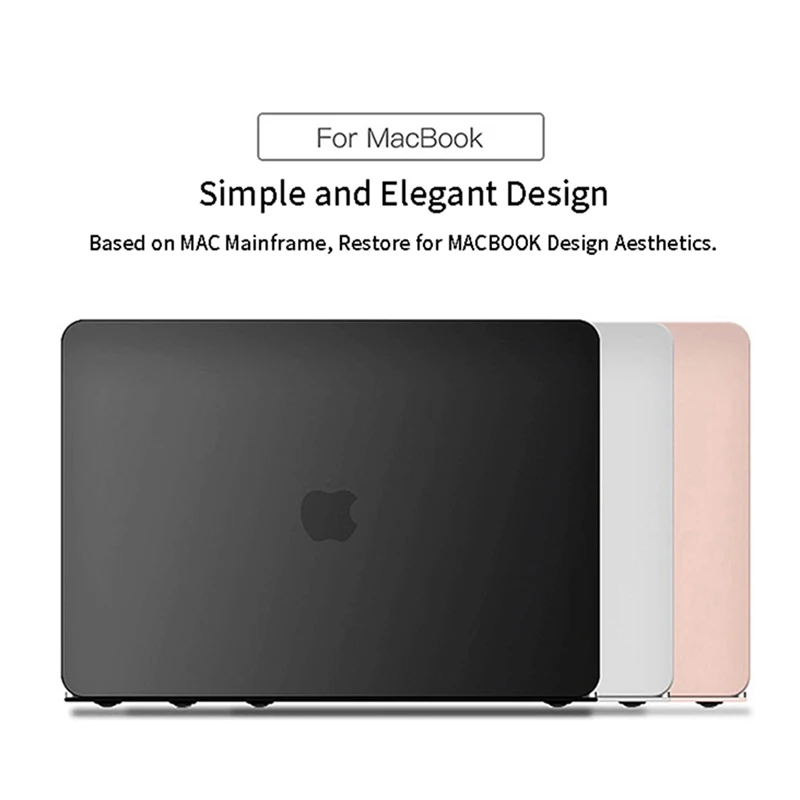 Frosted Laptop Case For MacBook Air Pro M1 13 inch Case Touch Bar 2020